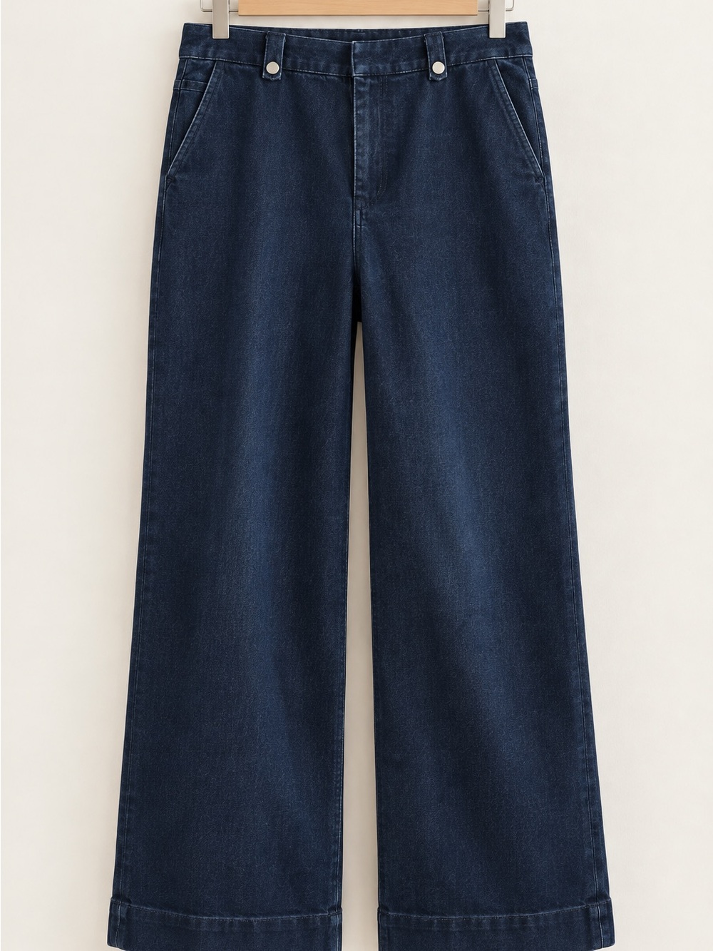 Talbots Dark Wash Wide Leg Trouser Jeans